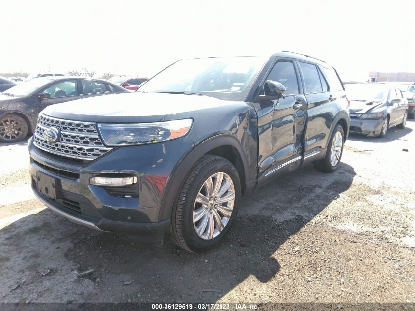 2022 FORD EXPLORER LIMITED VIN: 1FMSK7FH2NGC49256