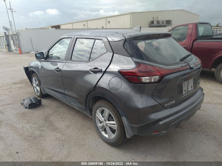 2022 NISSAN KICKS S VIN: 3N1CP5BV8NL519650