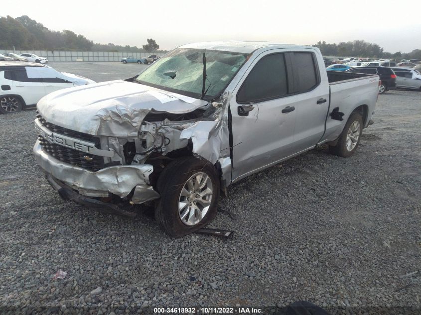 2021 CHEVROLET SILVERADO 1500 CUSTOM VIN: 1GCRYBEK4MZ236884