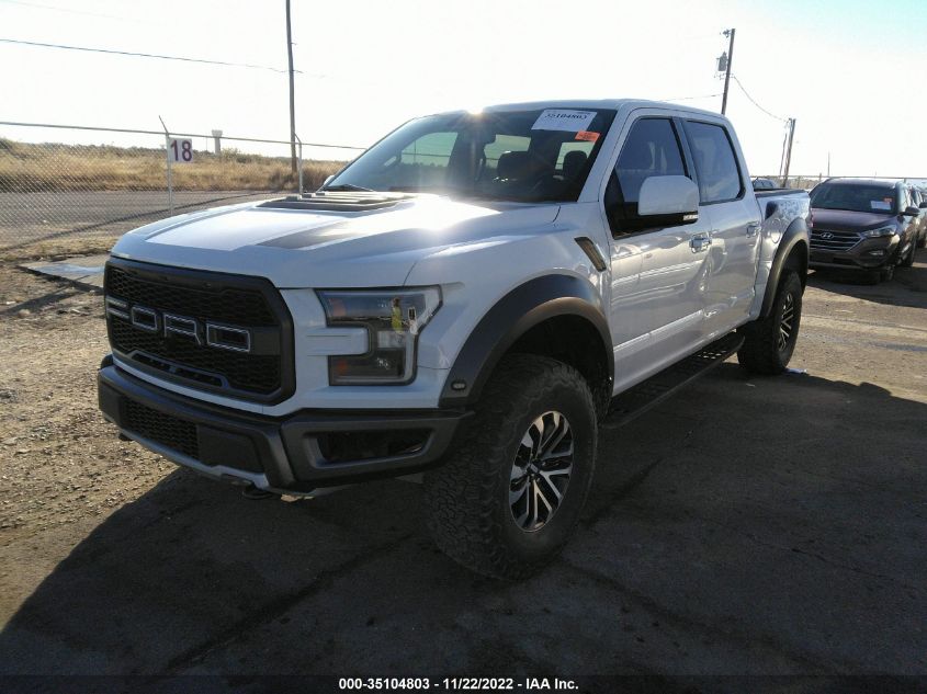 2020 FORD F-150 RAPTOR VIN: 1FTFW1RG0LFA14934