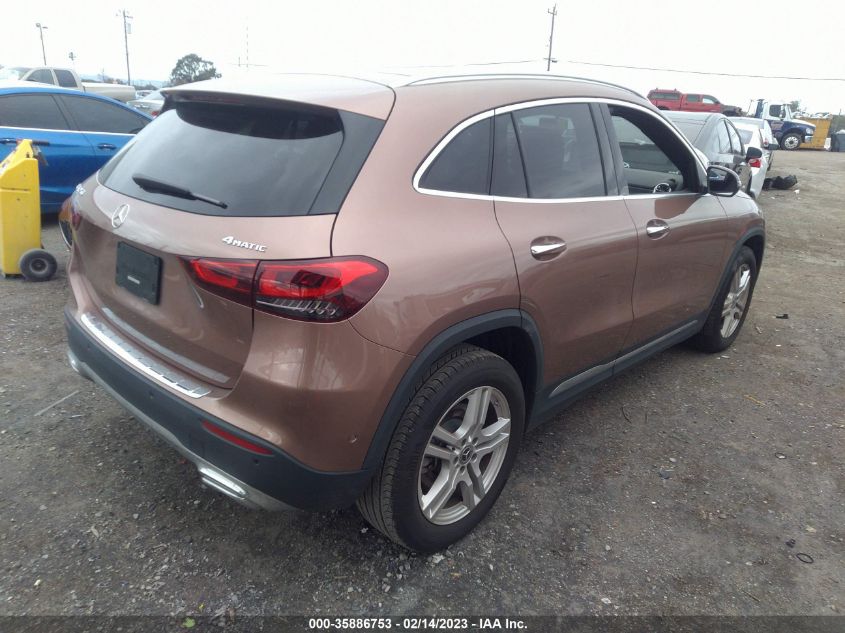 2022 MERCEDES-BENZ GLA GLA 250 VIN: W1N4N4HB2NJ330622