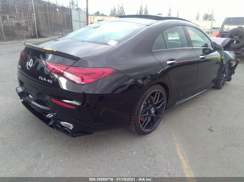 2022 MERCEDES-BENZ CLA AMG CLA 45 VIN: W1K5J5DB6NN291955