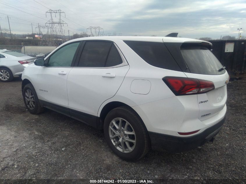 2022 CHEVROLET EQUINOX LT VIN: 3GNAXUEV2NL229180