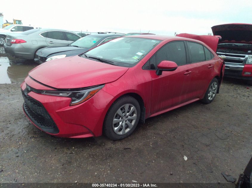 2021 TOYOTA COROLLA LE VIN: JTDEPMAE4MJ156061