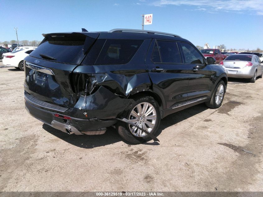 2022 FORD EXPLORER LIMITED VIN: 1FMSK7FH2NGC49256