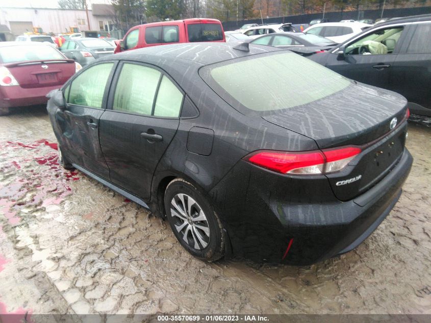 2022 TOYOTA COROLLA HYBRID LE VIN: JTDEAMDE8NJ044426