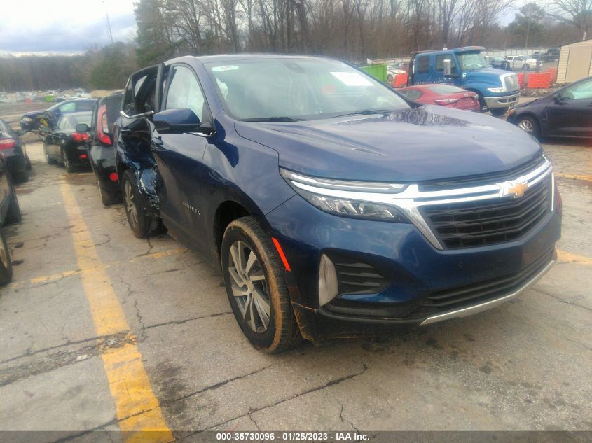 2022 CHEVROLET EQUINOX LT VIN: 3GNAXUEV2NL226649