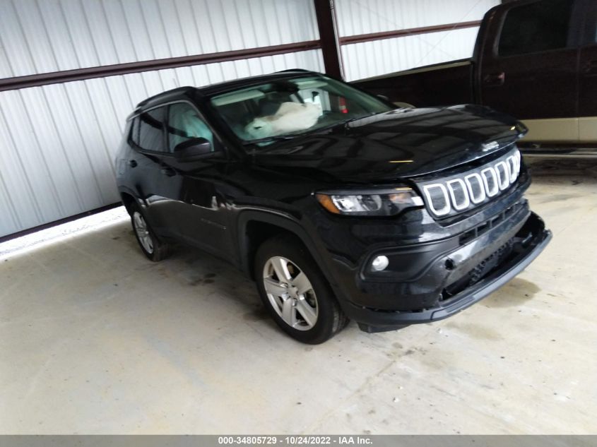 2022 JEEP COMPASS LATITUDE VIN: 3C4NJDBB4NT125392