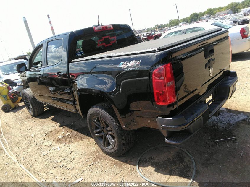 2020 CHEVROLET COLORADO 4WD WORK TRUCK VIN: 1GCGTBEN5L1114886