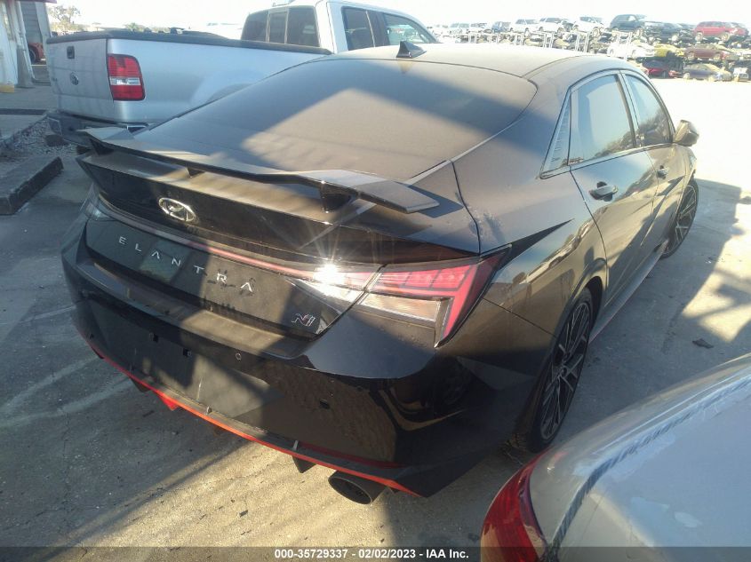 2022 HYUNDAI ELANTRA N VIN: KMHLW4AK7NU007929