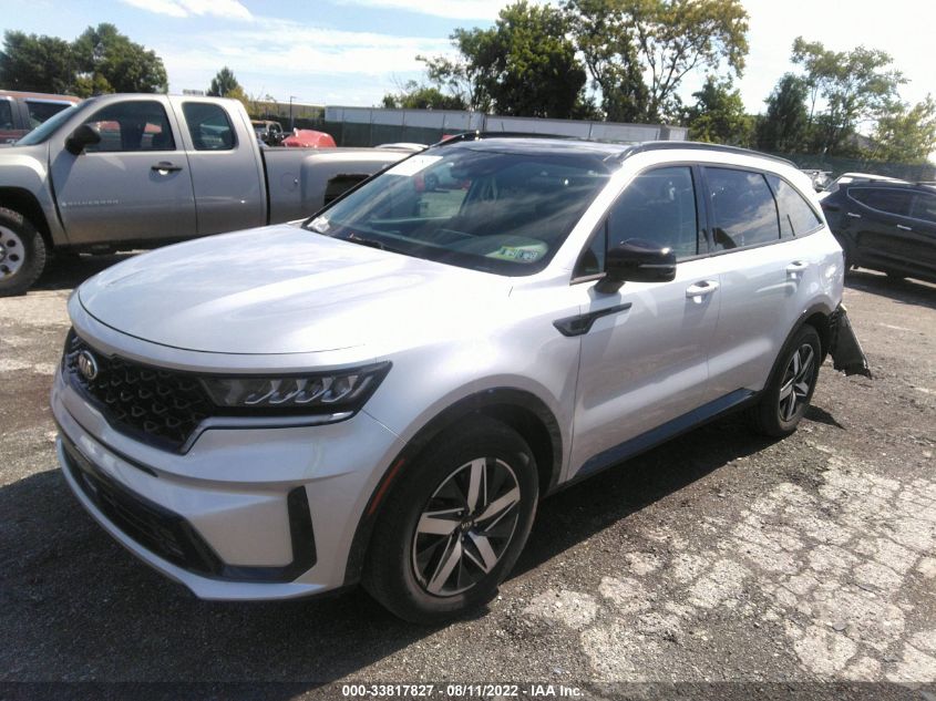 2021 KIA SORENTO EX VIN: 5XYRH4LF0MG034737