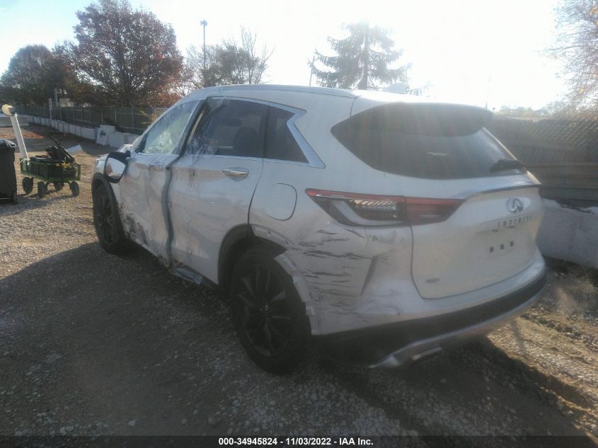 2021 INFINITI QX50 LUXE VIN: 3PCAJ5BB9MF102045