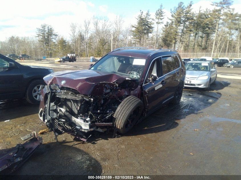 2023 BMW X7 XDRIVE40I VIN: 5UX23EM03P9P72164