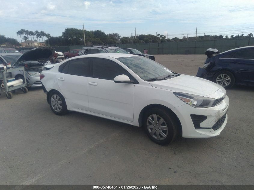 2022 KIA RIO LX VIN: 3KPA24AD1NE471323