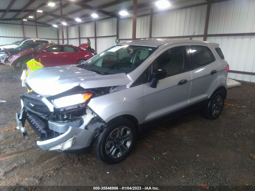 2020 FORD ECOSPORT S VIN: MAJ3S2FE6LC317778