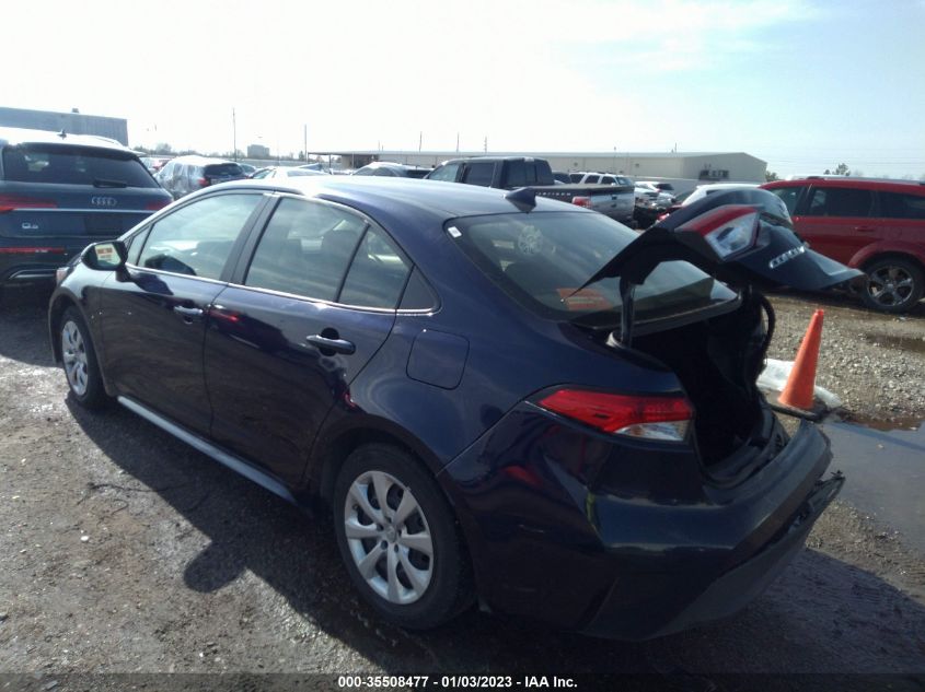 2021 TOYOTA COROLLA LE VIN: JTDEPMAE8MJ173901