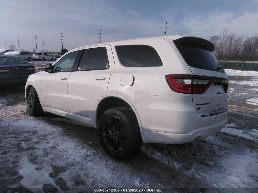2022 DODGE DURANGO GT PLUS VIN: 1C4RDJDG5NC207689