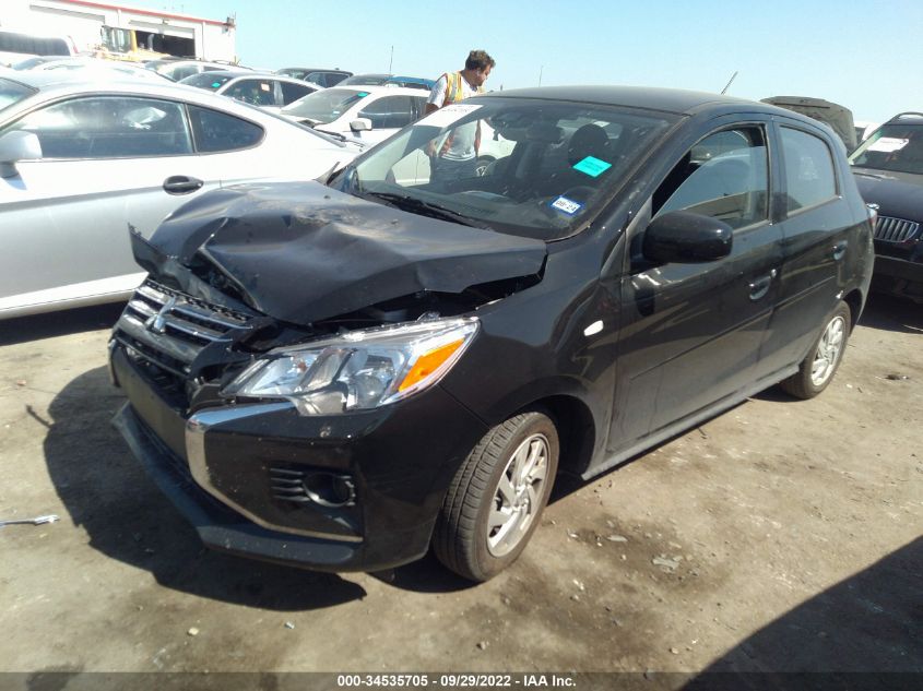 2022 MITSUBISHI MIRAGE ES/LE VIN: ML32AUHJ1NH007514