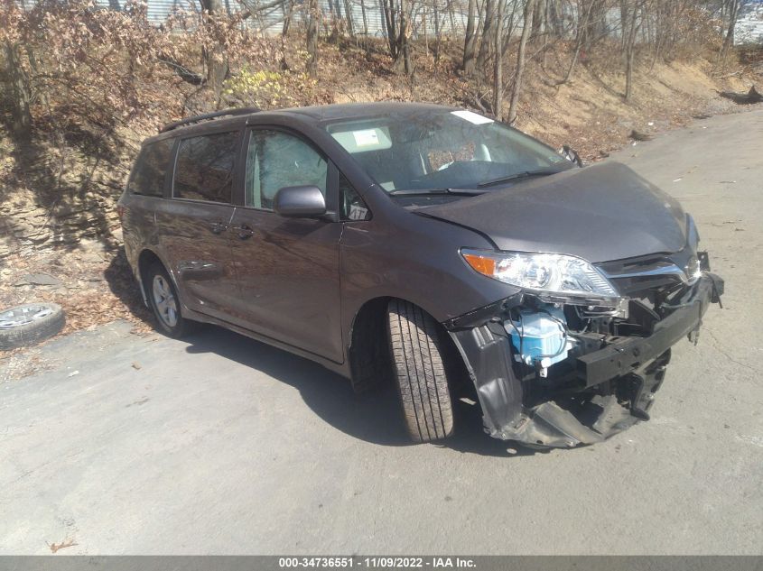 2020 TOYOTA SIENNA LE VIN: 5TDKZ3DC1LS036480