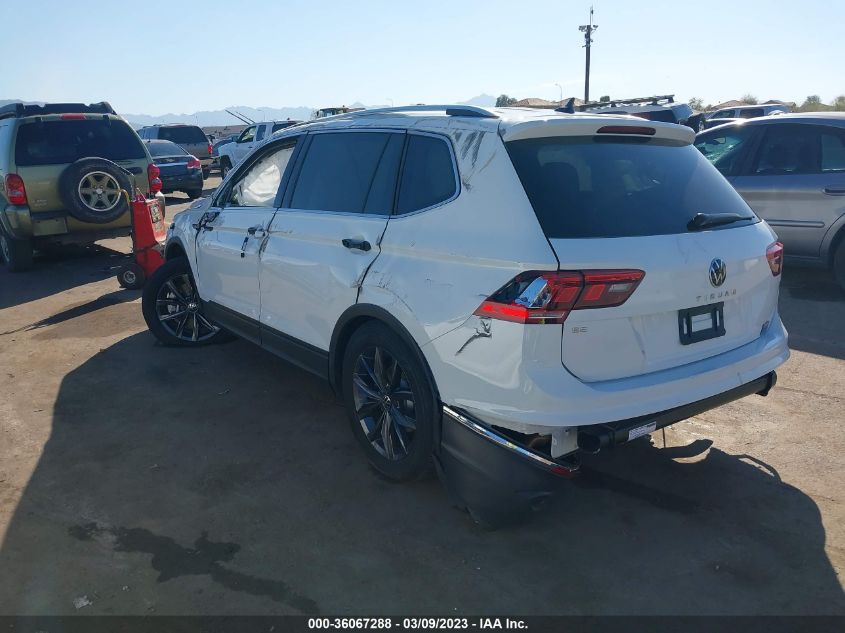 2022 VOLKSWAGEN TIGUAN SE VIN: 3VV3B7AX5NM032783