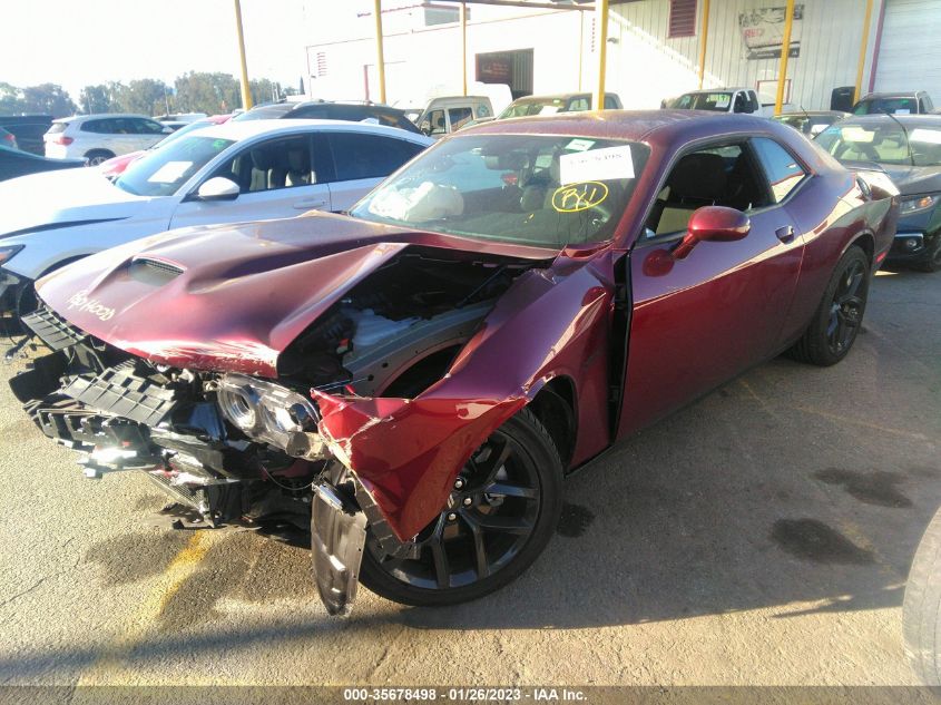 2022 DODGE CHALLENGER R/T VIN: 2C3CDZBT7NH188164