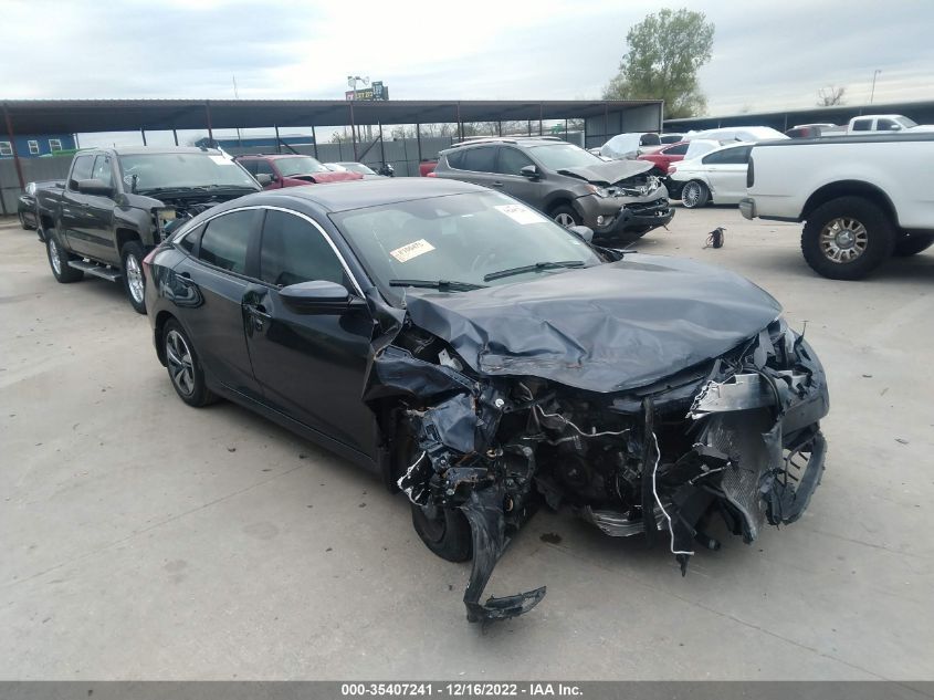 2020 HONDA CIVIC SEDAN LX VIN: 2HGFC2F66LH601388