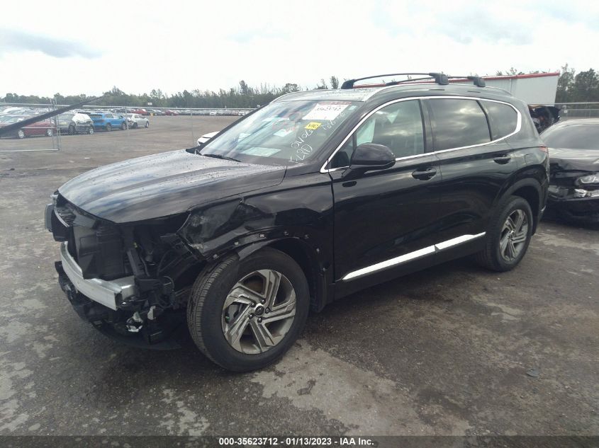 2022 HYUNDAI SANTA FE SEL VIN: 5NMS24AJ7NH396808