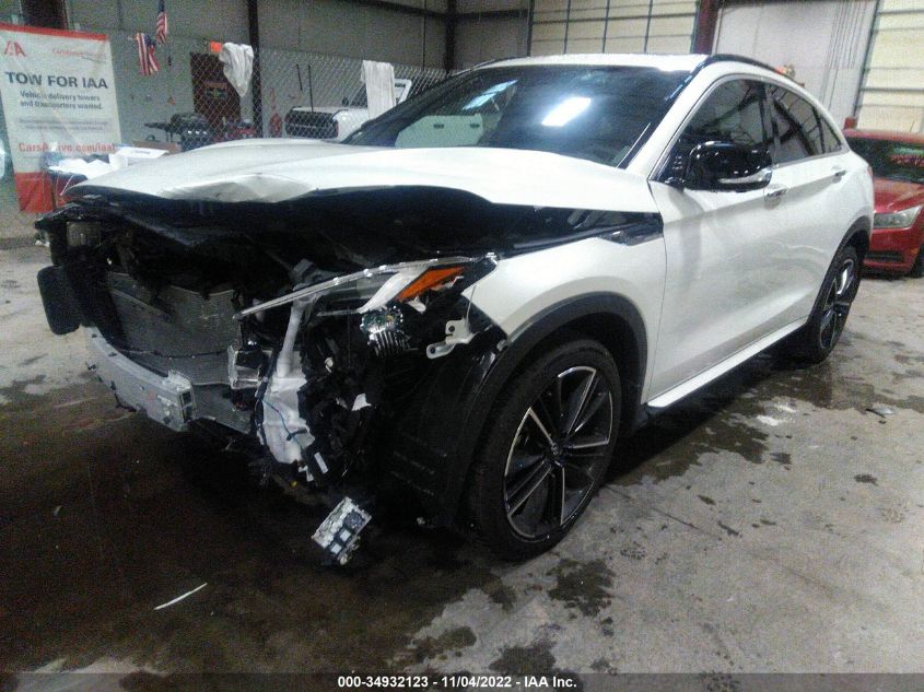 2022 INFINITI QX55 SENSORY VIN: 3PCAJ5L37NF102229