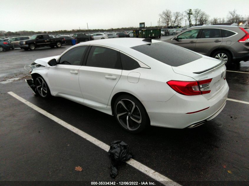 2022 HONDA ACCORD SEDAN SPORT VIN: 1HGCV1F36NA003039