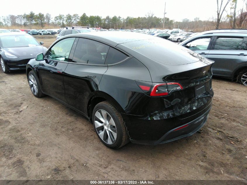 2023 TESLA MODEL Y LONG RANGE VIN: 7SAYGDEE6PF638391