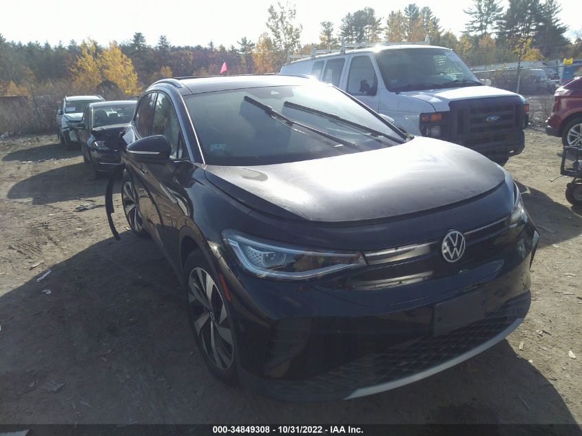 2021 VOLKSWAGEN ID.4 PRO S VIN: WVGKMPE24MP034306