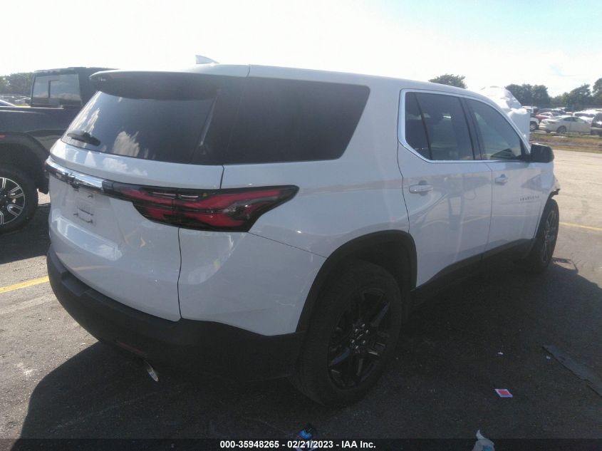 2022 CHEVROLET TRAVERSE LS VIN: 1GNERFKW7NJ172941