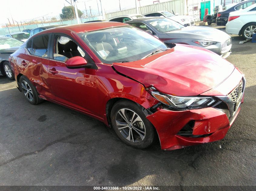 2021 NISSAN SENTRA SV VIN: 3N1AB8CV8MY323991