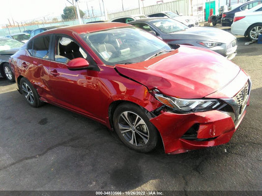 2021 NISSAN SENTRA SV VIN: 3N1AB8CV8MY323991