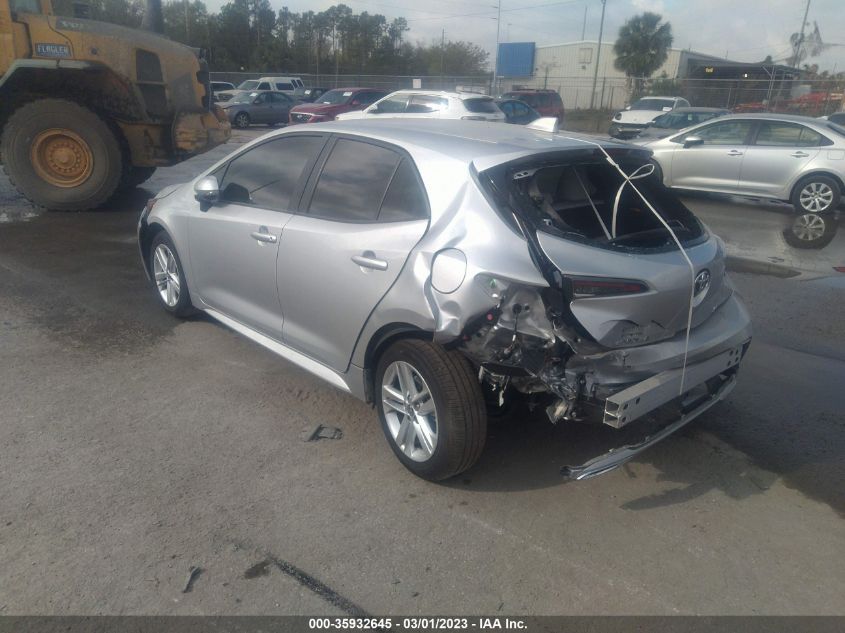 2022 TOYOTA COROLLA HATCHBACK SE VIN: JTNB4MBE2N3189927