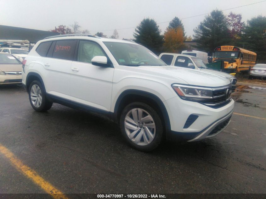 2021 VOLKSWAGEN ATLAS 3.6L V6 SEL VIN: 1V2BR2CA2MC594883