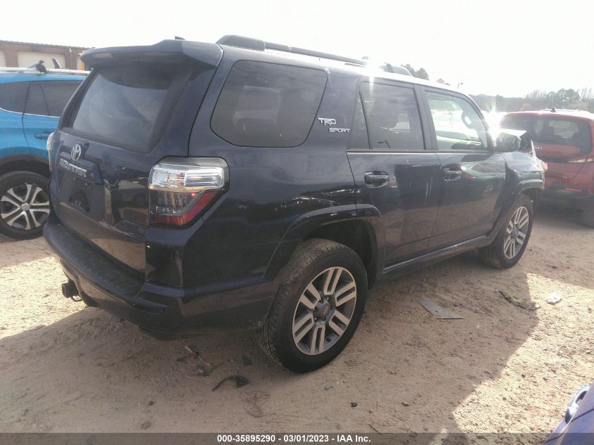 2022 TOYOTA 4RUNNER TRD SPORT VIN: JTEAU5JR3N5257405