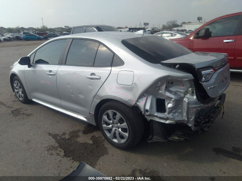 2022 TOYOTA COROLLA LE VIN: 5YFEPMAE0NP379016