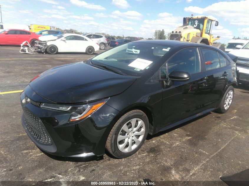 2022 TOYOTA COROLLA LE VIN: 5YFEPMAE8NP288771