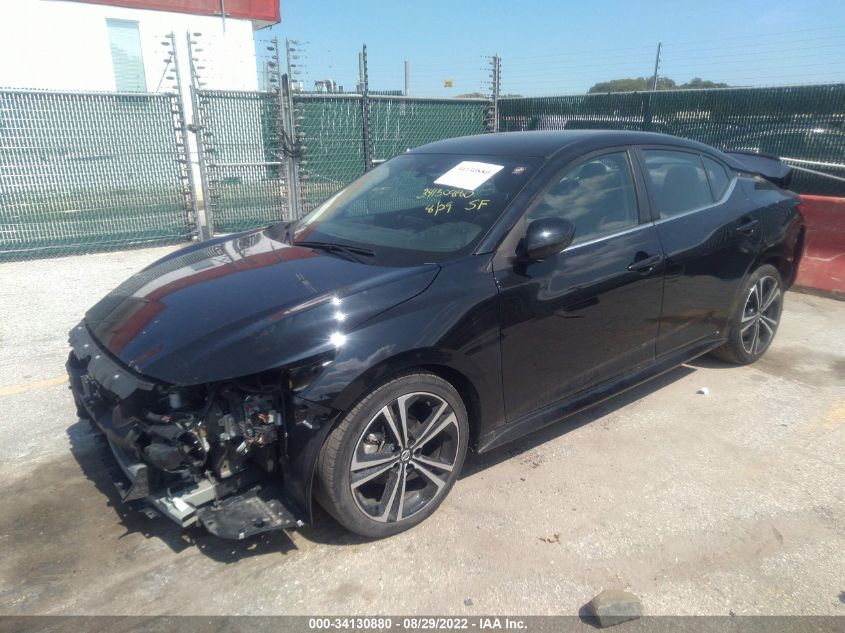 2021 NISSAN SENTRA SR VIN: 3N1AB8DV8MY206085