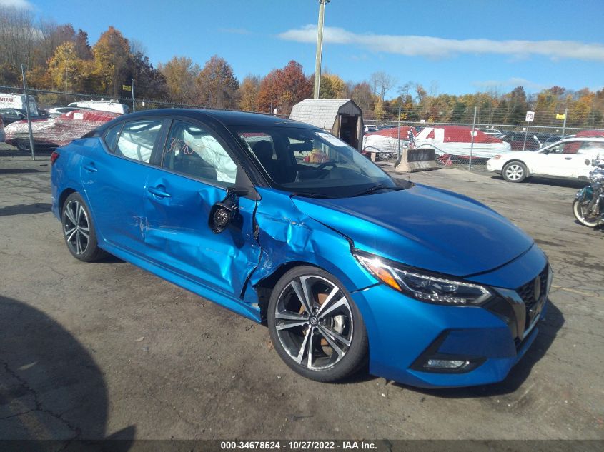 2022 NISSAN SENTRA SR VIN: 3N1AB8DV4NY219756