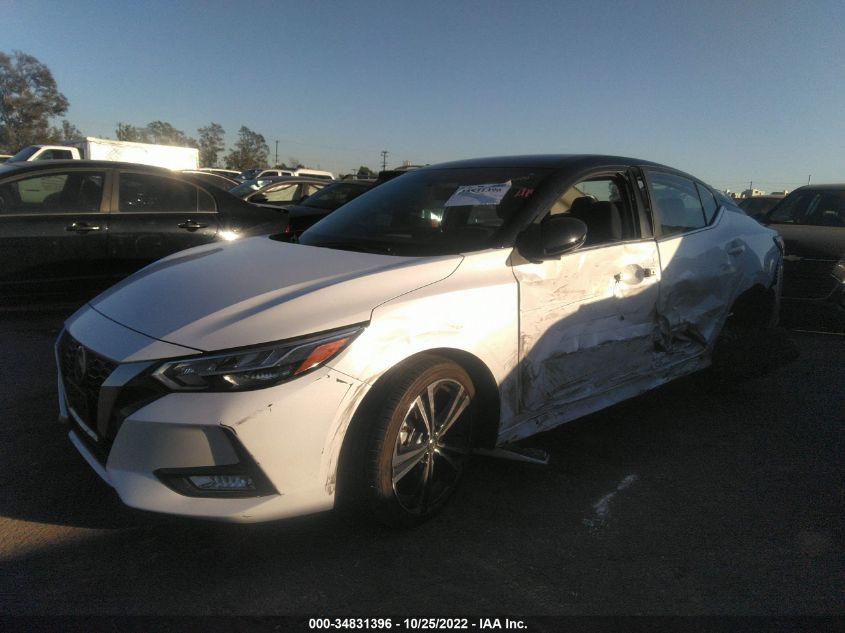 2021 NISSAN SENTRA SR VIN: 3N1AB8DV6MY218915