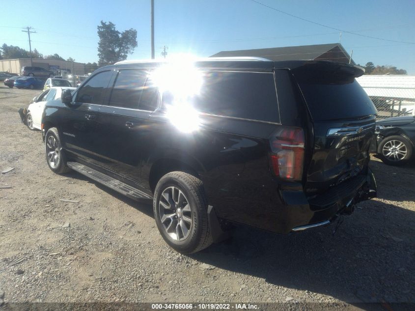 2022 CHEVROLET SUBURBAN LT VIN: 1GNSKCKD2NR338157