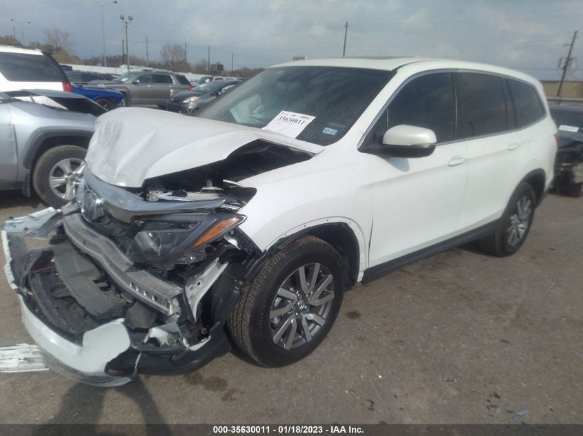 2021 HONDA PILOT EX-L VIN: 5FNYF5H51MB000966
