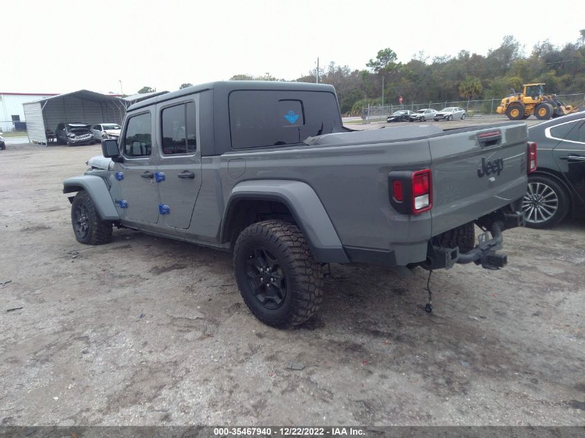 2021 JEEP GLADIATOR WILLYS VIN: 1C6HJTAG2ML617389