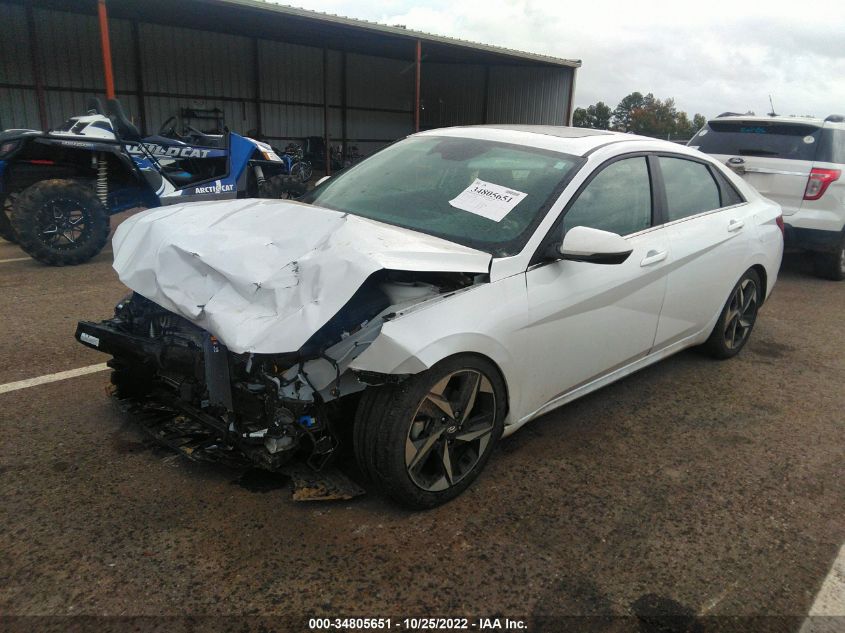 2022 HYUNDAI ELANTRA SEL VIN: 5NPLN4AG6NH065169