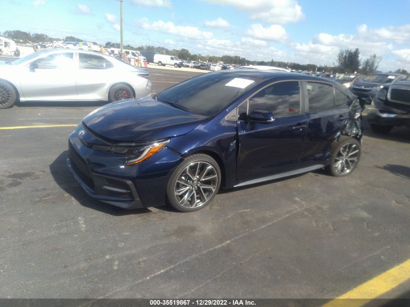 2022 TOYOTA COROLLA SE/SE NIGHTSHADE/APEX SE VIN: 5YFS4MCE2NP129270