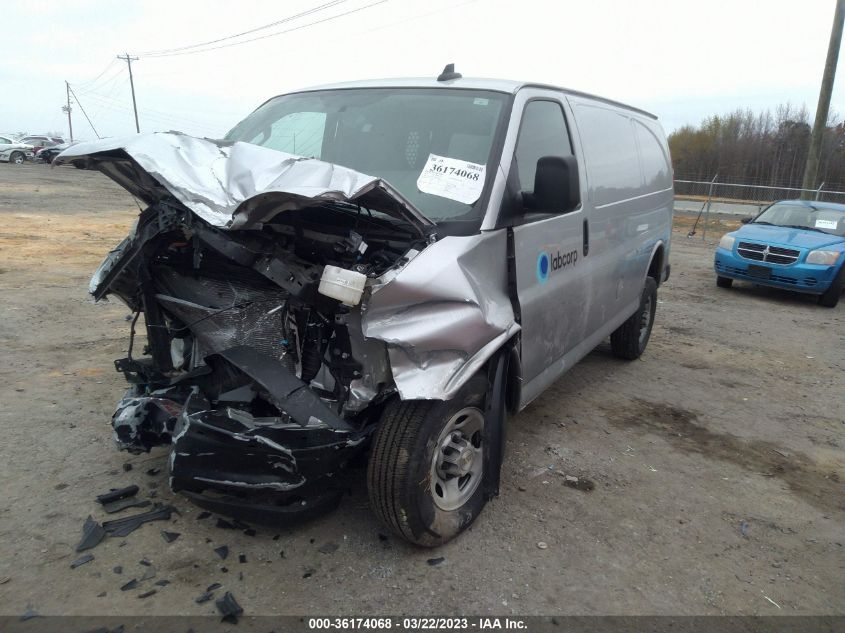 2022 CHEVROLET EXPRESS CARGO VAN VIN: 1GCWGAFPXN1138596
