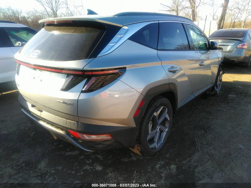 2022 HYUNDAI TUCSON HYBRID LIMITED VIN: KM8JECA14NU059076