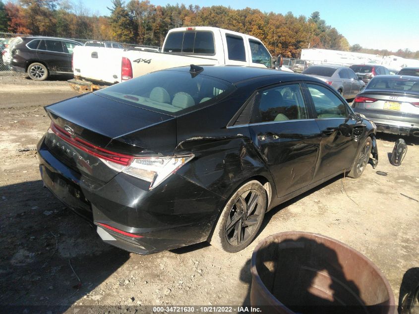 2021 HYUNDAI ELANTRA SEL VIN: 5NPLN4AG5MH008783
